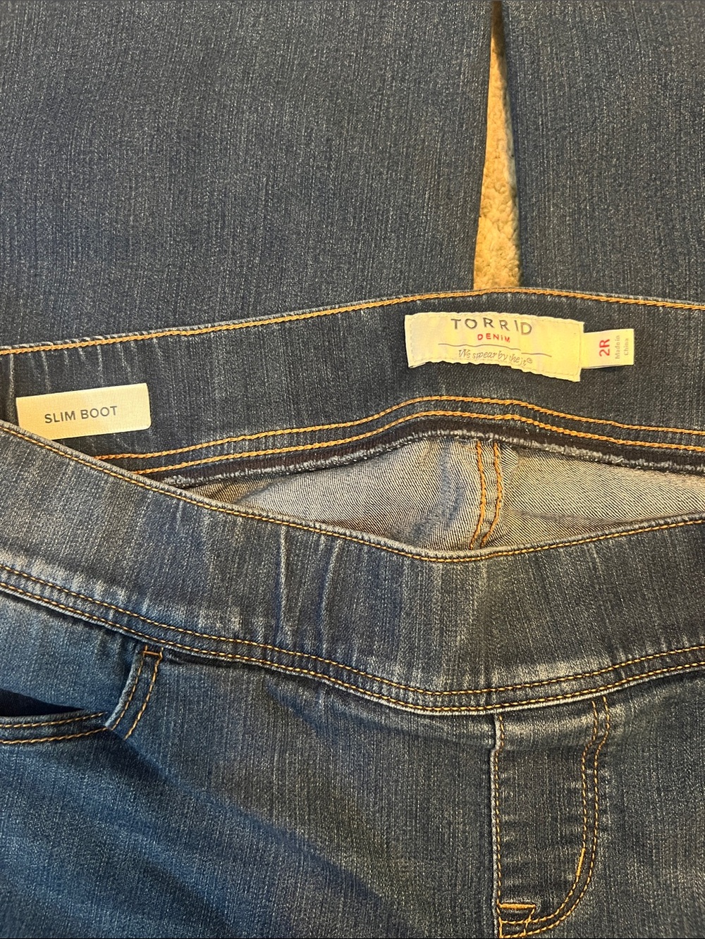 torrid Dark Blue Slim Boot Jeans